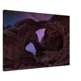 Peeks of Purple Canvas