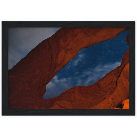 Nights Under the Arch Framed Print