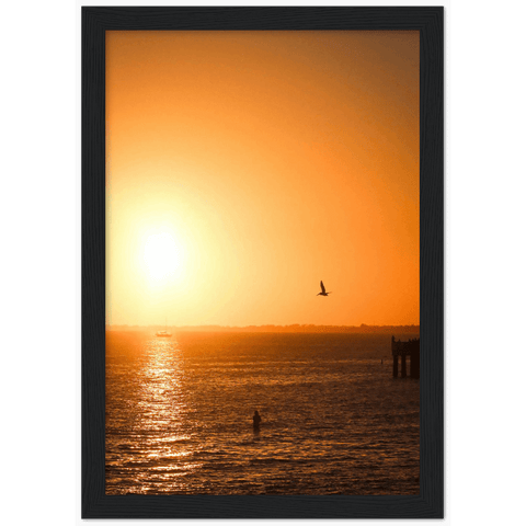Seaside Sunsets Framed Print