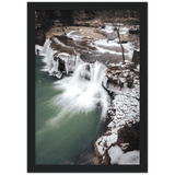 Icy Flow Framed Print