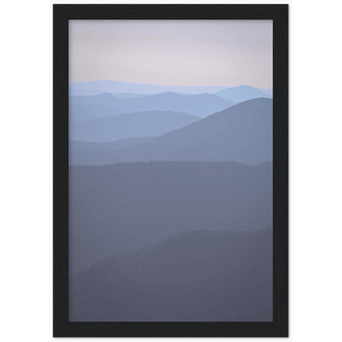 Layers of Blue Framed Print